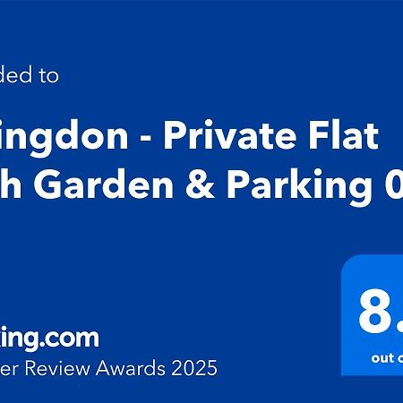 Abingdon - Private Flat With Garden & Parking 06 Apartment Ngoại thất bức ảnh